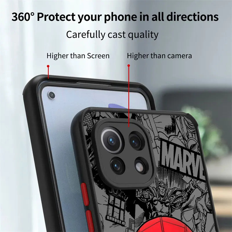 Caixa do telefone para Samsung Galaxy A01 A50 A70 A51 A71 A30 A03 Core A02 A04 A20s A10 A10s A02s Cartoon Marvel Groot Spiderman Capa